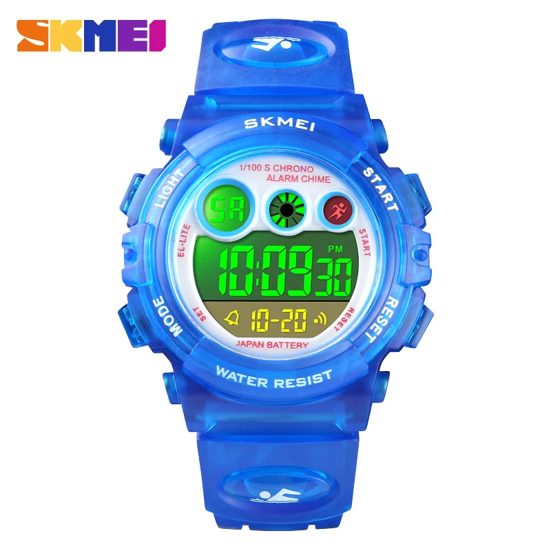 SKMEI Children Sports Watch Waterproof LED Digital Watch Boys Kids Alarm Fashion Watch for Children Girl Gift Reloj Deportivo