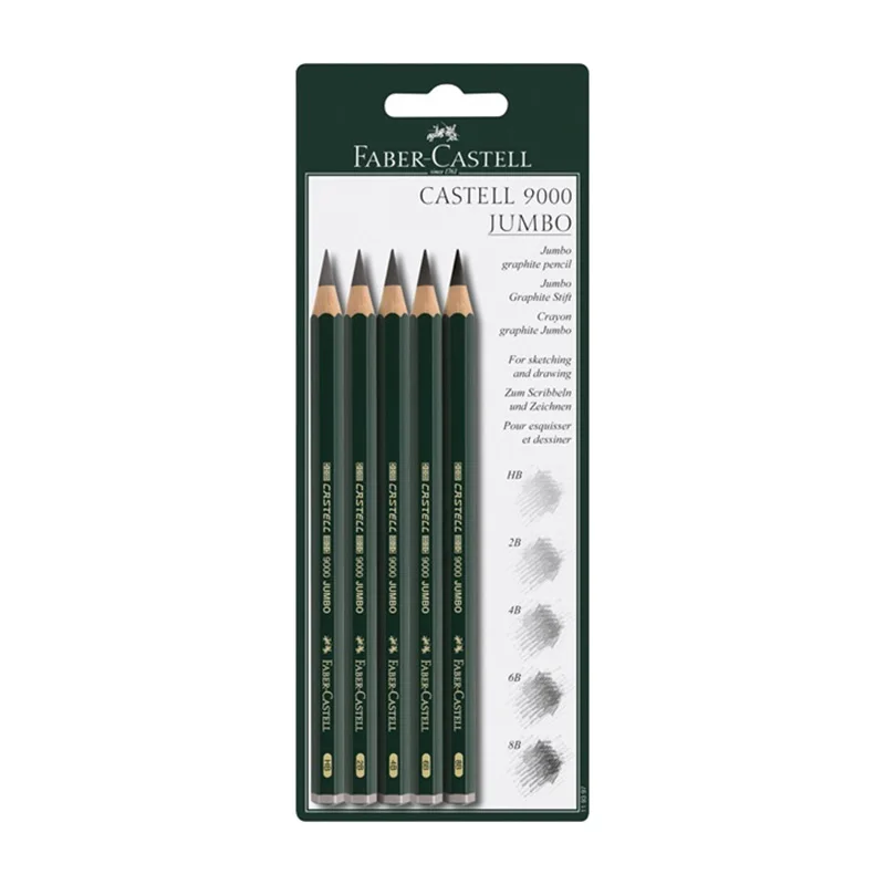 FABER CASTELL 9000 thick thick core design sketch 119397 sketch pencil pencil set