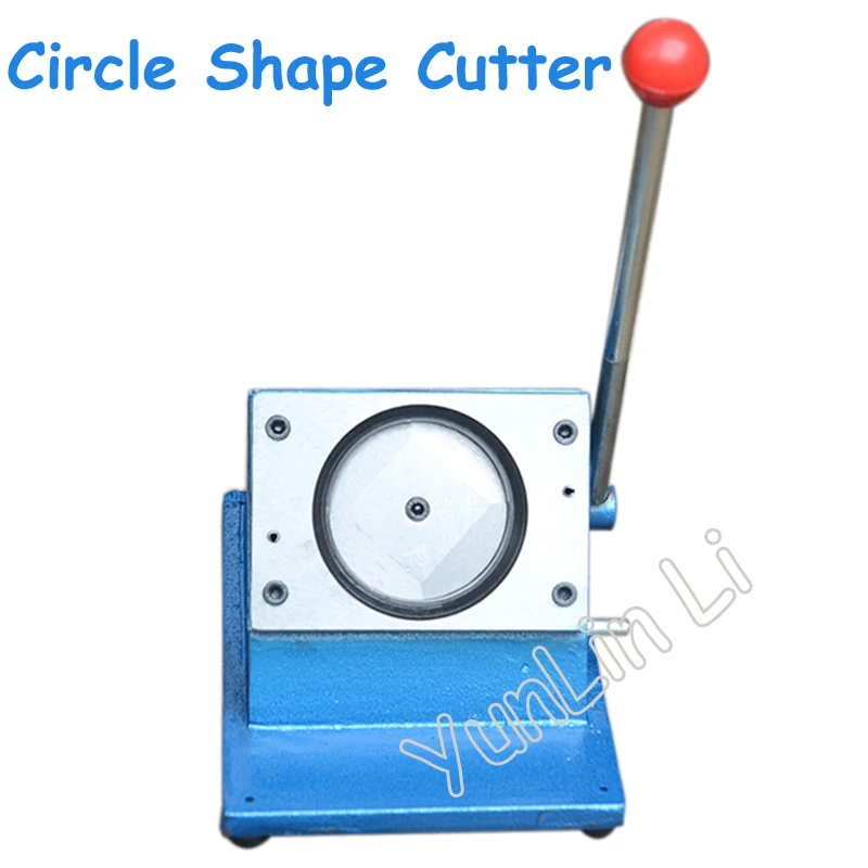 

Circle Cutter Round Shape Cutting Machine for 58mm Diameter Badge Botton Making Badge Machine Press