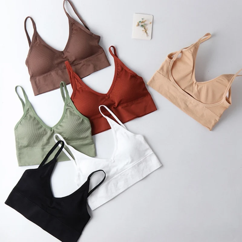 女性プッシュアップブラジャーブラジャーフィットネストップスブラジャー Bralette 女性のチューブトップ下着 Bralet