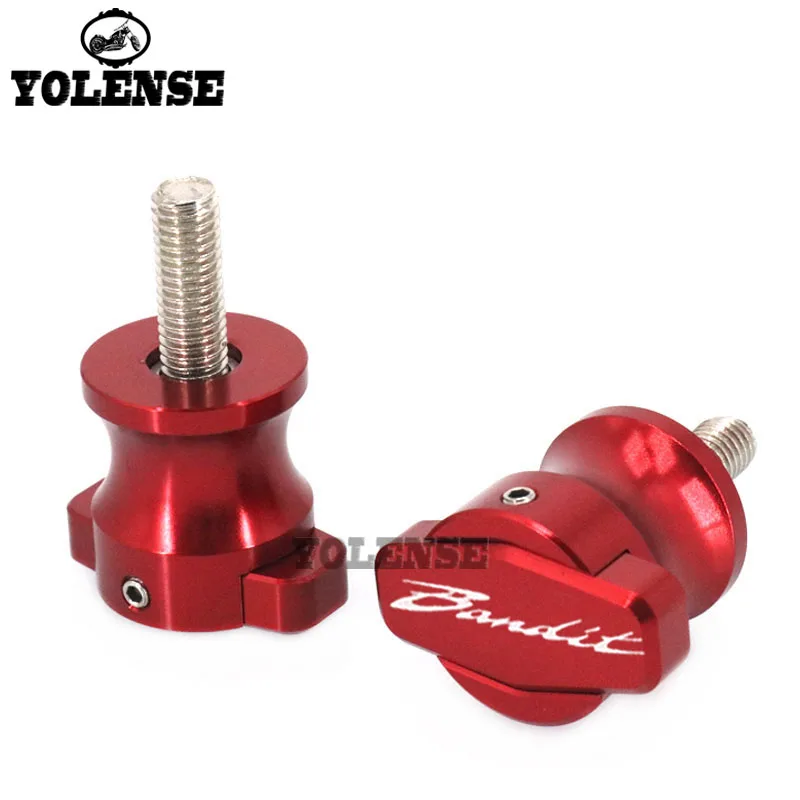 Motorcycle CNC Frame Stands 8MM Screws sliders Swingarm Spools Slider For BANDIT GSF 1250S 1250 1200 250 400 650 GSX650F