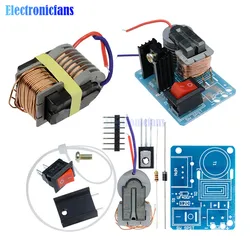 15KV High Frequency Transformer DC High Voltage Arc Ignition Generator Inverter Boost Coil Module Step Up Power Module DIY Kit