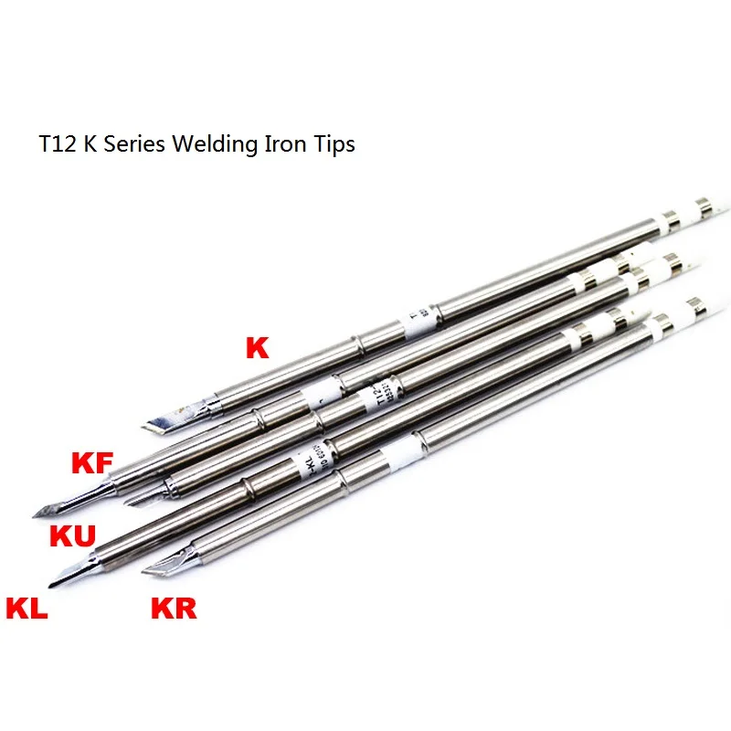 T12-K KL KR KU KF Shape K Series Welding Iron Tips T12 For Hakko Soldering Rework Station FX-951 FX-952 Welding Tips Stings