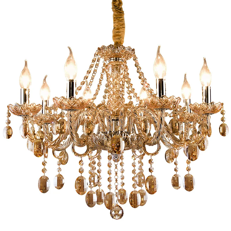 

Modern Crystal Chandelier For Living Room Home Chandelier With Crystal Led chandelier For Bedroom Led Amber Crystal Lighting