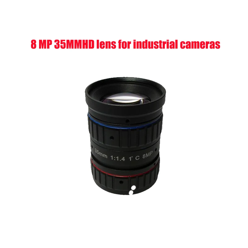 DIY 35mm 8MP HD 2/3Inch CCTV Lens CS Interface Mount 8 Megapixel 35MM High-resolution lens for industrial cameras