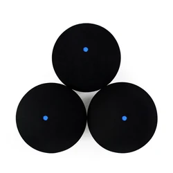 Natural Black Rubber Squash Ball Blue Dot Squash Balls Training Speed Sport Beginner Bola Squash Balls Points Blue Squash Ball