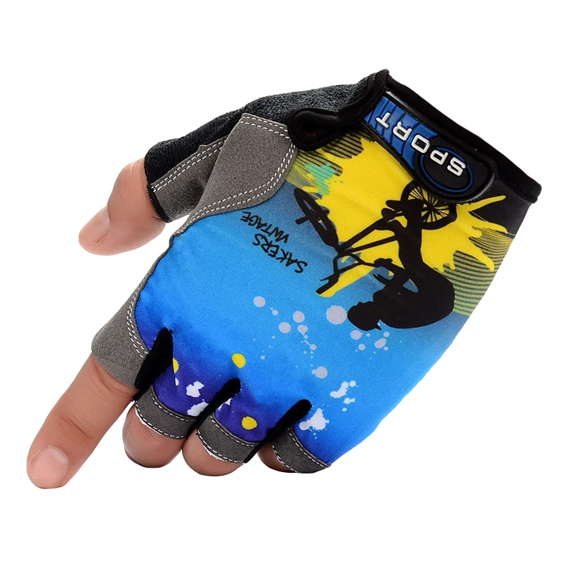 Guanti da ciclismo mezze dita antiscivolo Gel Pad moto traspirante MTB guanti da bici da strada uomo donna sport guanti da pesca