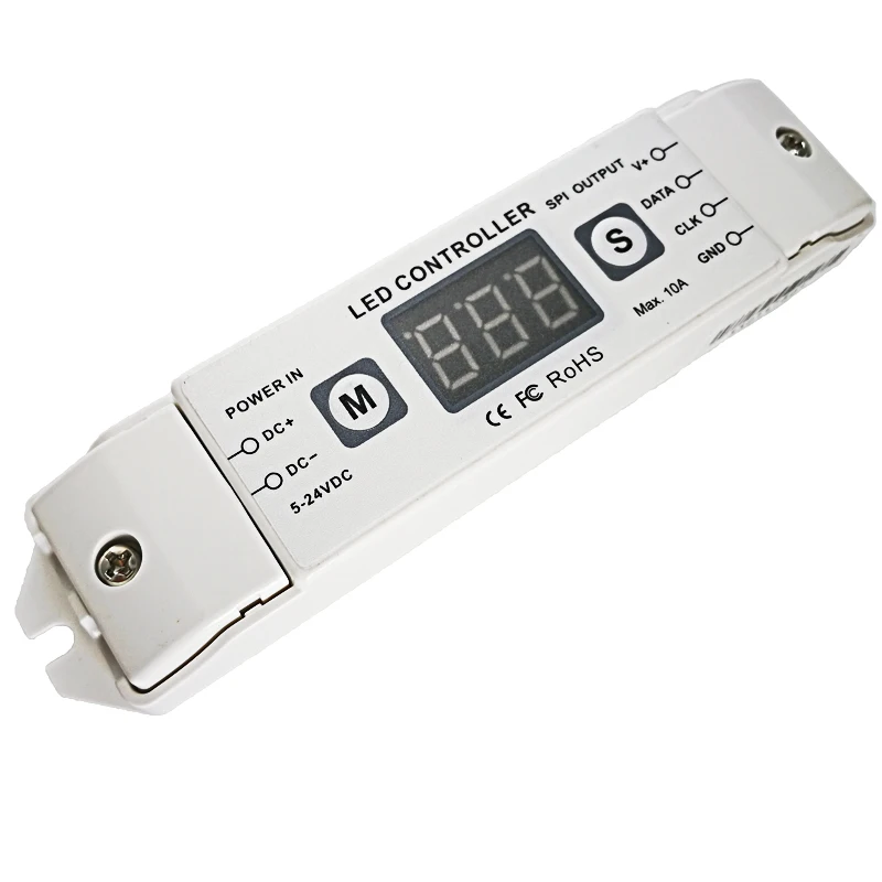 Controller per strisce pixel LED Digitale indirizzabile LED Magic Color Running Strip WS2801 WS2811 ws2812 sk6812 IC DC5V-24V 1000 pixel