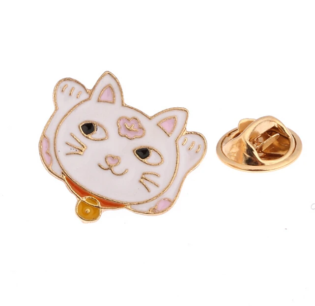 Timlee X025  Free Shipping Dedicate Planet Cloud Fortune Cat Brooch Pins Fashion Jewelry Wholesale