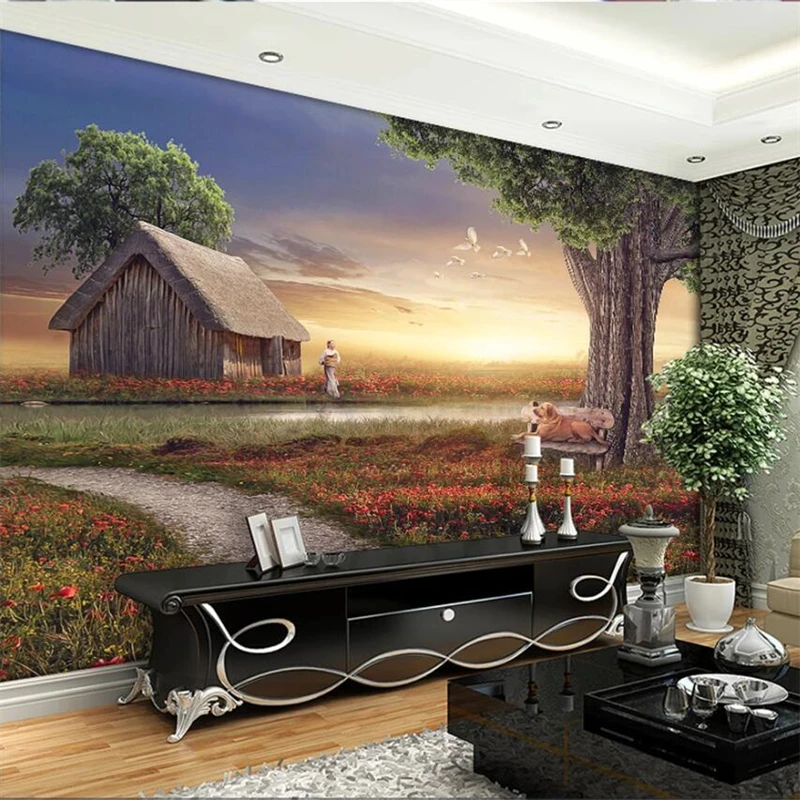 Customized large wallpaper 3D fantasy scenery creative art murals living room bedroom painting restaurant library 3d wallpaper