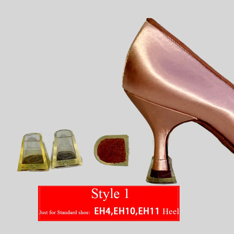 Buty do tańca Latin standardowe buty do tańca antypoślizgowe ochraniacze na piętę osłona zabezpieczająca skóra 2 pary/1 paczka Lati Ballroom Shoe