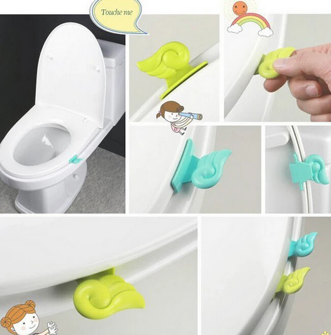 

creative home furnishing cartoon modeling portable sanitary toilet seat handle cover lifter (A section)ss232