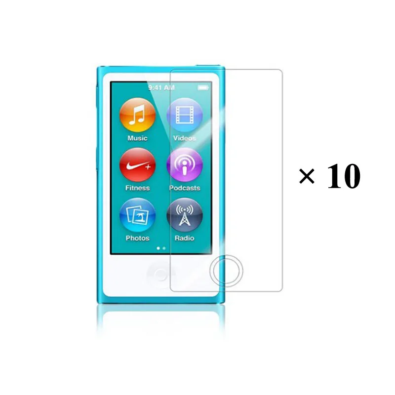 10 pcs/Lot HD Screen Protector Protective Film for iPod Nano 7 7G 7th generation