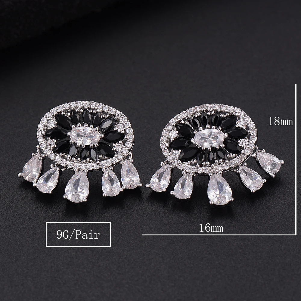 Missvikki Romantic Charm Cute Earrings Women Female Girl Trendy Shiny Jewelry Statement Stud Earrings New Design Fashion Gift