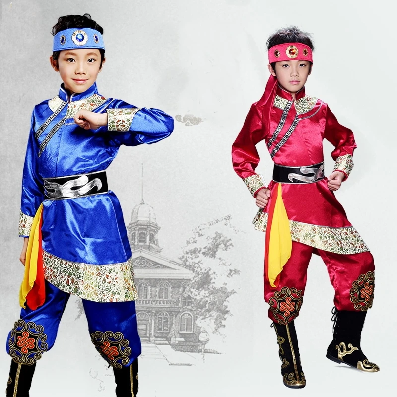 Mongolian traditional clothes national dance of China mongolian clothing costume ethnic Chinese folk dance clothing DD1941