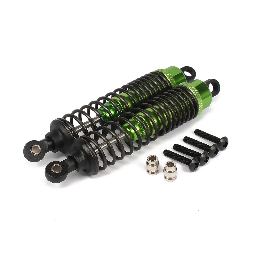 RCAWD 98mm Long shock absorber damper for rc car 1/10  crawler 2pcs Oil adjustable alloy aluminum upgraded  Hop-up parts hsp hpi