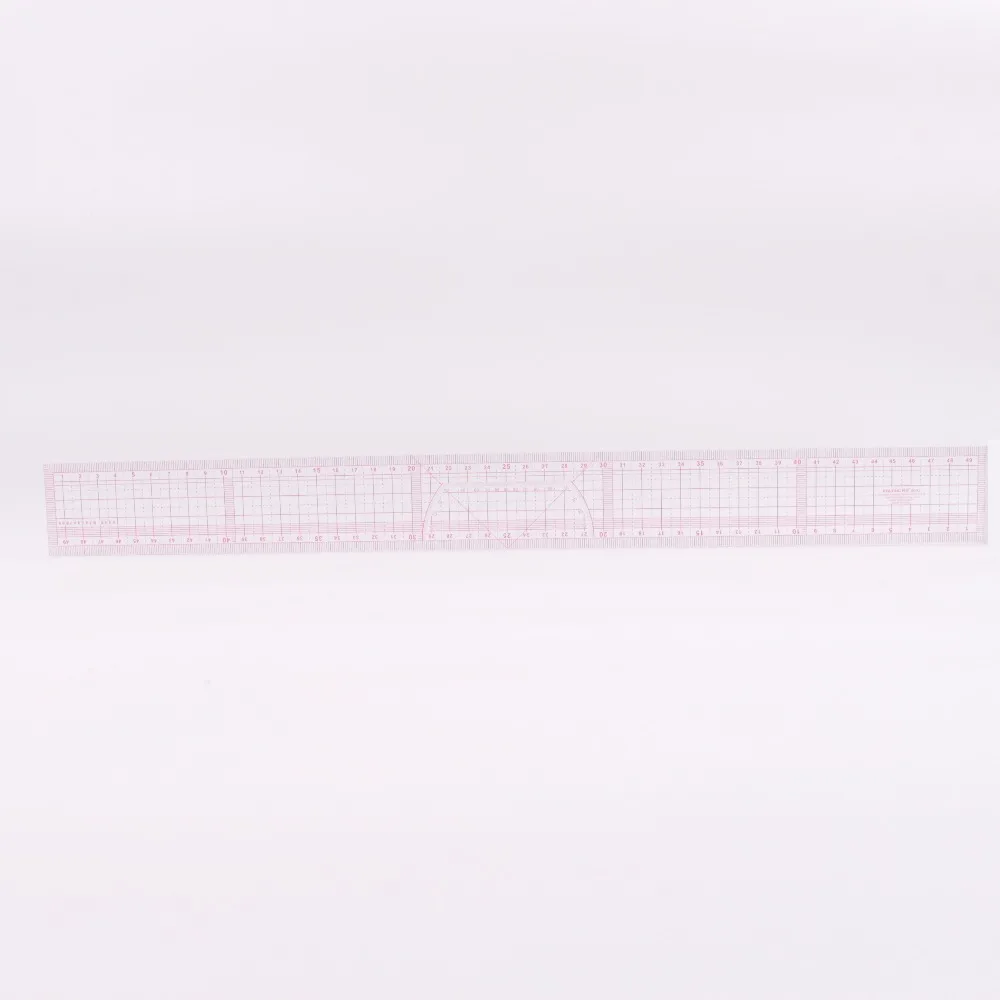 50cm Garment Ruler METRIC Fashion Design Grading Ruler Metric with Grid 2Pcs/Lot  #8002