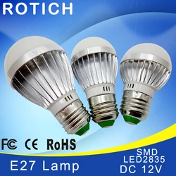 E27 E14 LED Bulb Lights DC 12V smd 2835chip lampada luz E27 lamp 3W 6W 9W 12W 15W 18W spot bulb Led Light Bulbs