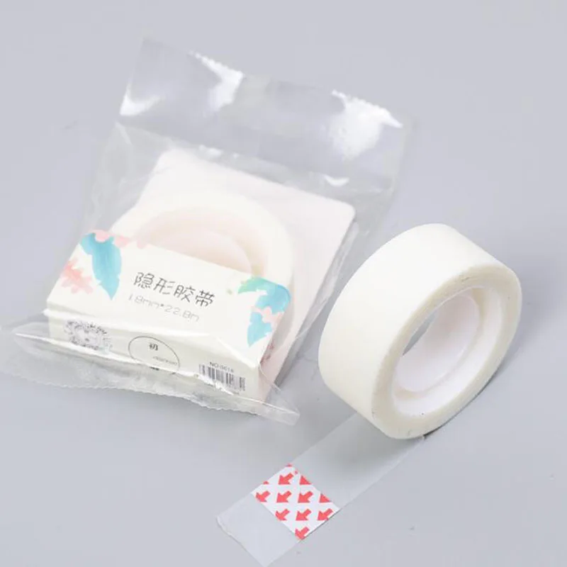 1.8cm White Invisible Tape Masking Hand Tear Seamless Tape Can Be Written To Correct The Wrong Office School Supplies Stationery