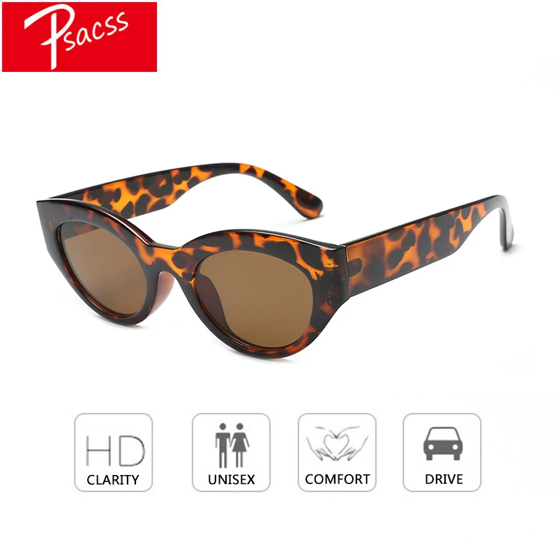 Psacss Vintage Cat Eye Sunglasses For Women Luxury Brand High Quality Sun Glasses Female Daily Eyewear oculos de sol feminino