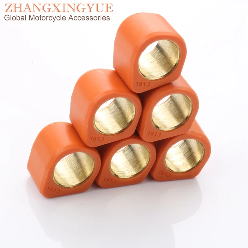 Racing Variator Slider Roller Weights 16x13mm 5.5g 6g 7g for Peugeot Speedfight Looxor 50 Speedfight Squab 50cc Scooter parts