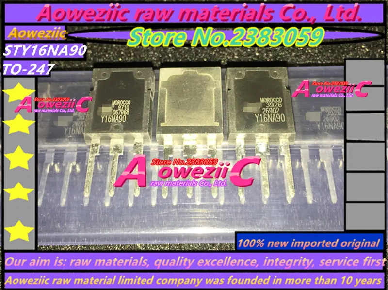 Aoweziic 100% جديد مستورد أصلي STY16NA90 TO-247 ترانزستور بتأثير حقل 900V 16A
