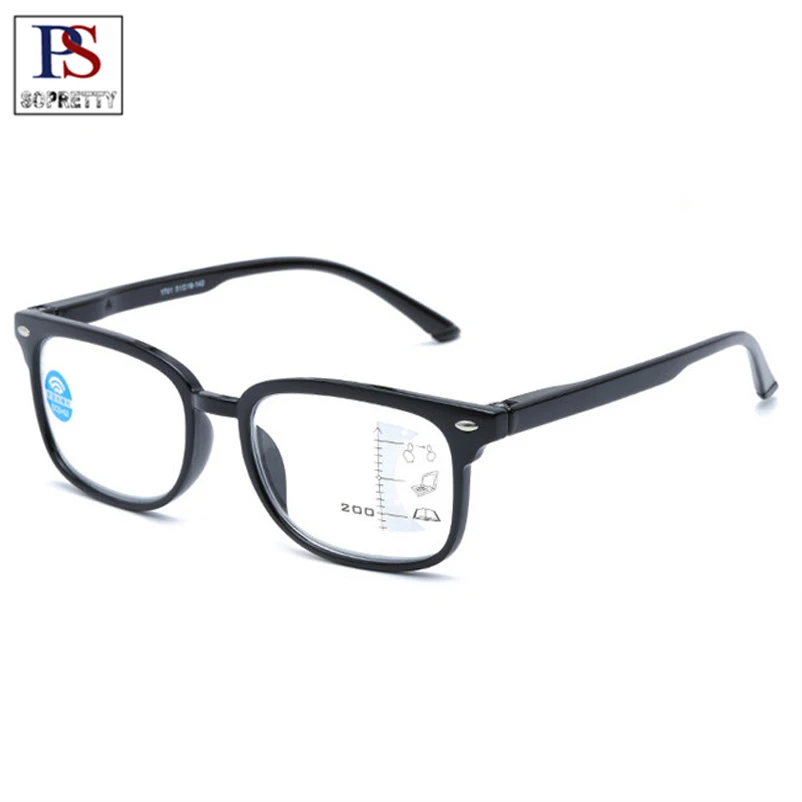 

Multifocal Progressive Reading Glasses Men Anti Blue Light Eyeglasses Women Optical Prescription Presbyopia Diopter