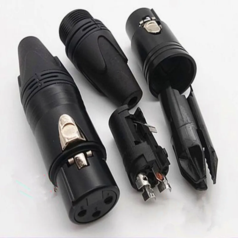 

Hight quality copy 20PCS/LOT NC3FXX-B & NC3MXX-B Male Female 3 Pin XLR Connector with 10 PCS NC3MXX & 10 PCS NC3FXX