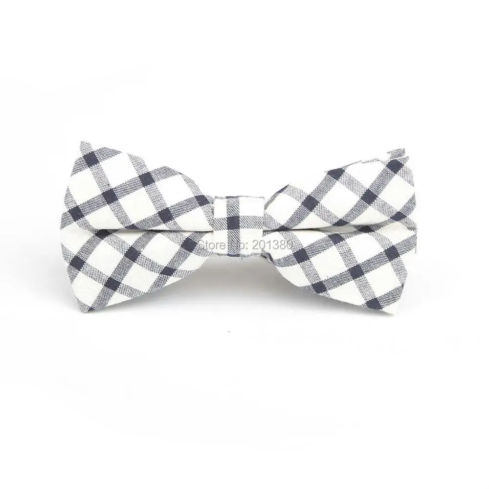 

HOOYI Cotton Bow tie Fashion ties for men bowtie plaid gravata necktie cravate butterfly gift party wedding