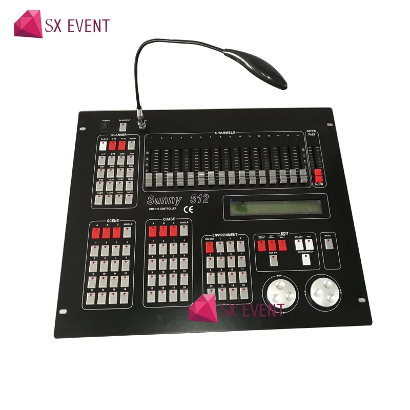 

New version Sunny 512 console dmx 512 lighting controller 512 channel DJ DMX controller