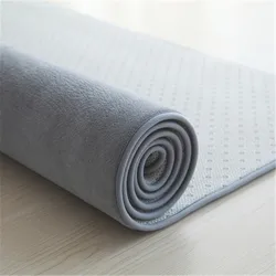 2019 new children crawling mat thick coral fleece carpet fluff rug living room coffee table bedroom bedside blanket baby cushion