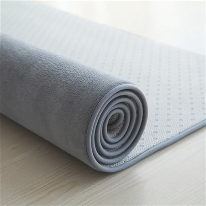 2019 new children crawling mat thick coral fleece carpet fluff rug living room coffee table bedroom bedside blanket baby cushion