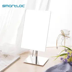 smartloc 9 inch Iron Rectangle Stand Bath Mirror Bathroom Makeup Mirrors Cosmetic Accessories Dressing Table Tools Vanity 180°