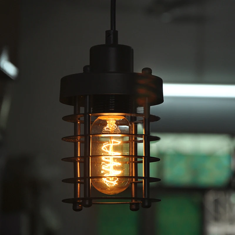 

Retro industrial style Pendant Lights Iron LED lamp Dining room Pendant Lamps Indoor bar Decoration Home Lighting