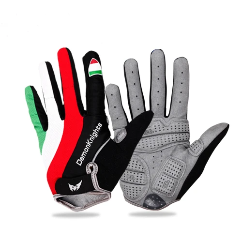 2016 Hot Cycling Gloves Bicycle Sports Full Finger Gloves GEL Pad Shock Absorption Bicycle Gloves Guantes Ciclismo