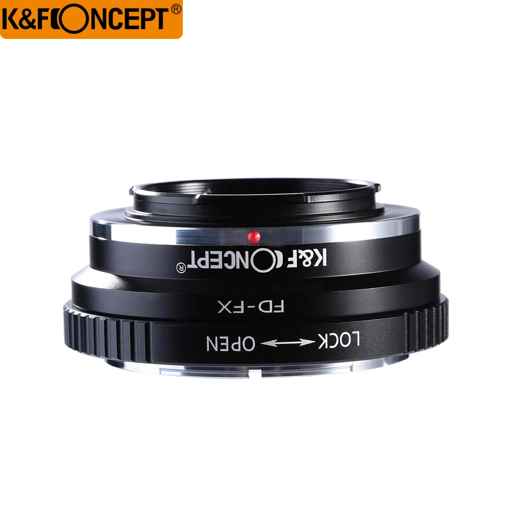 K&F CONCEPT FD-FX Camera Lens Mount Adapter Ring For Canon FD Lens to for Fujifilm FX Mount X-Pro1 X-E1 X-A1 X-M1 Camera Body