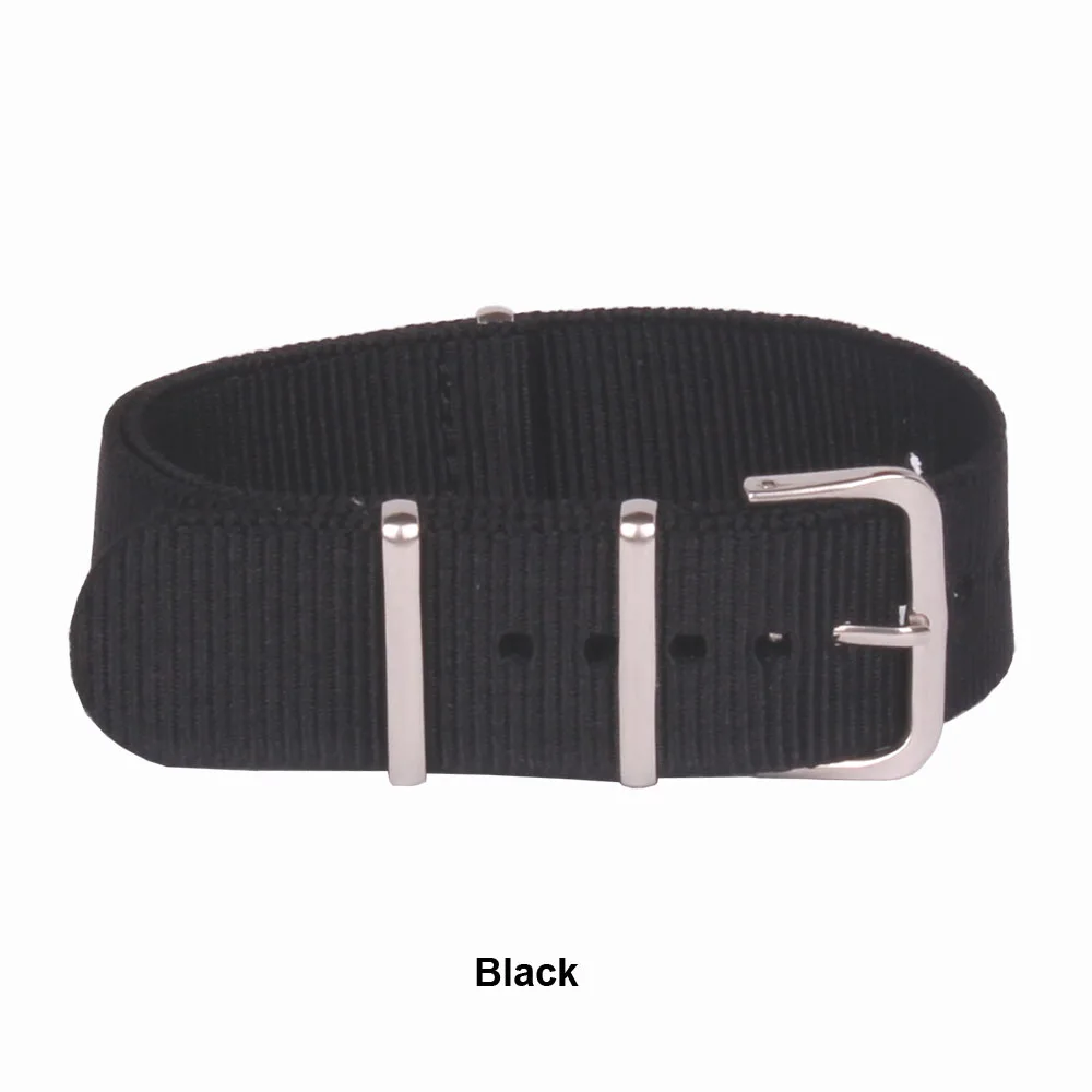 Buy 2 Get 10% OFF) 12mm Stripe New Arrival Wholesale Woven Fiber watchband Nylon Watch Straps Wristwatch Band Buckle fabric