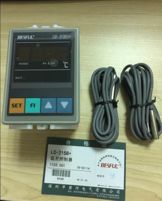 Temperature difference controller LC-215B controller module sensor