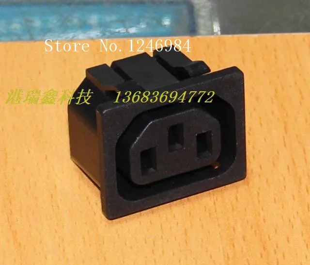 [SA]STEADY AC outlet AC power connector socket outlet cassette three-hole Jack 2108-PQ--100PCS/LOT