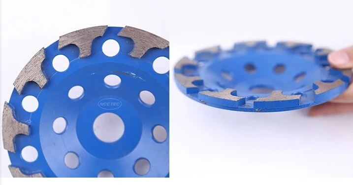 4\'\' 5\'\' 6\'\' 7\'\' 9\'\' NCCTEC T-Segments Diamond grinding cup Wheels | 100 125 150 180 230mm concrete cement floor grind discs