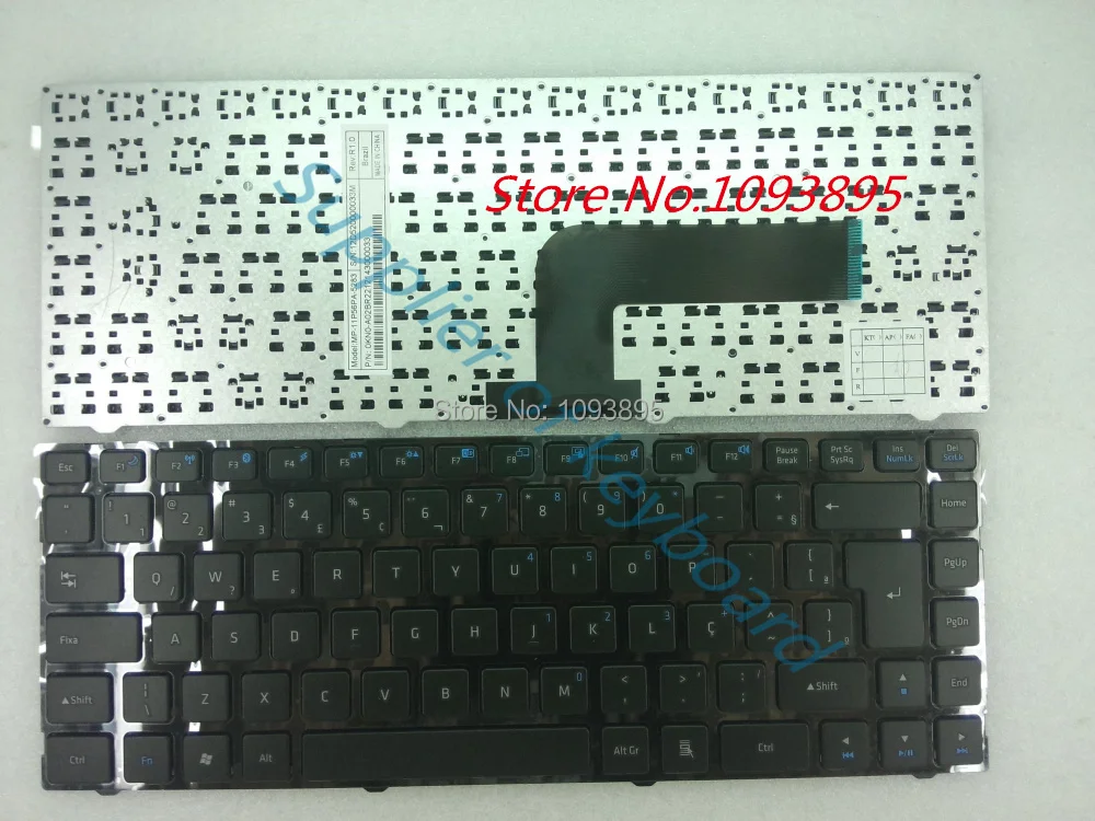 Original Brazil Portuguese Keyboard For Casper B14Y Laptop MP-11P56PA-5283