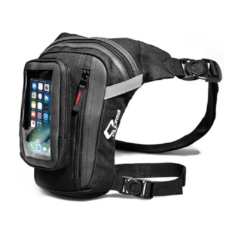 

Motorcycle Bag Thigh Drop Leg Bag Knight Waist Sportster Pocket Riding Waist Bags Belt Outdoor Sacoche Moto Knight Waist Pocket