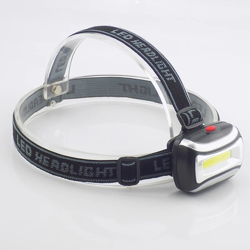 Qvvcev Mini COB led headlamp flashlight powerful AAA battery super bright fishing camping hunting head light torch lamp frontale