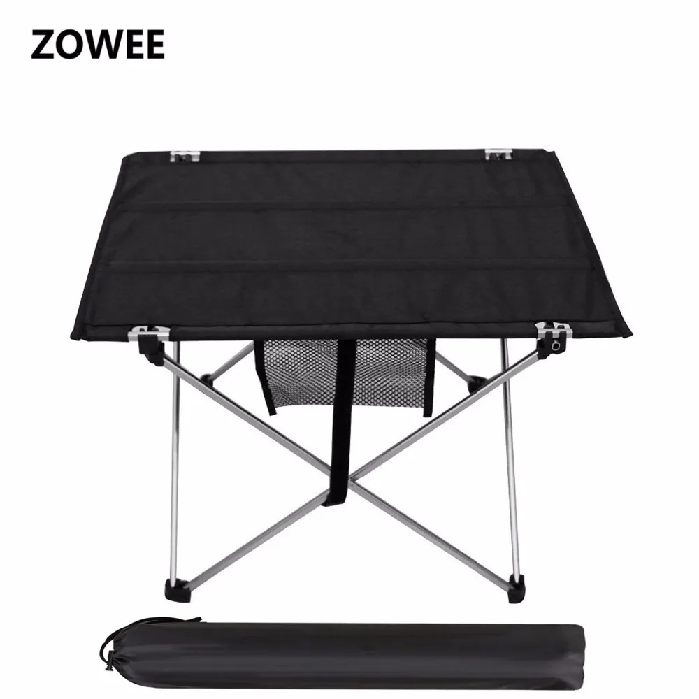 Outdoor Camping Table with Aluminium Alloy Picnic Table Waterproof Ultra-light Durable Folding Table Desk For Picnic& Camping