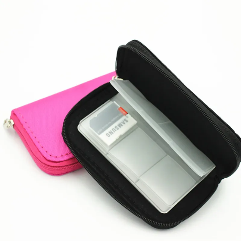 Memory Card Carrying Bag Case Holder Wallet For CF/SD/SDHC/MS/DS Can Hold 22 Piece 4CF and 18SD