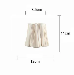 Fashion Light Lamps with Fabric Pendant Light Shade , Chandelier Mini Lamp Shade, Clip On
