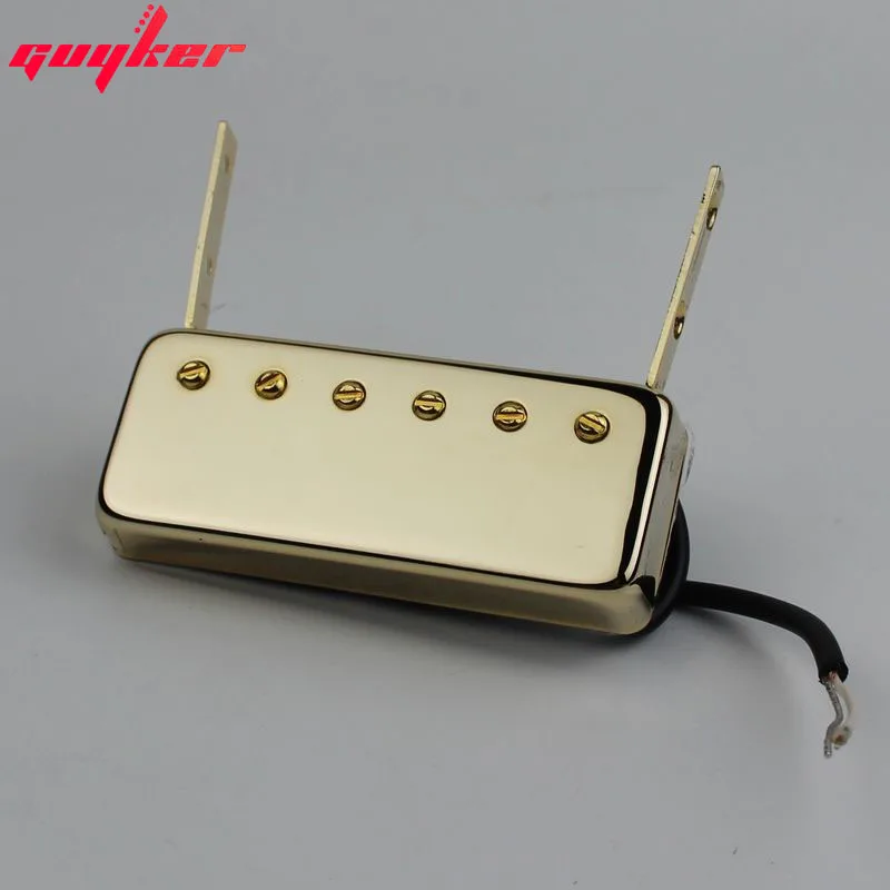 Guitar Single Coil Neck Pickups Replacement Parts for Floating Jazz Johnny Smith Style Electric Guitar Golden