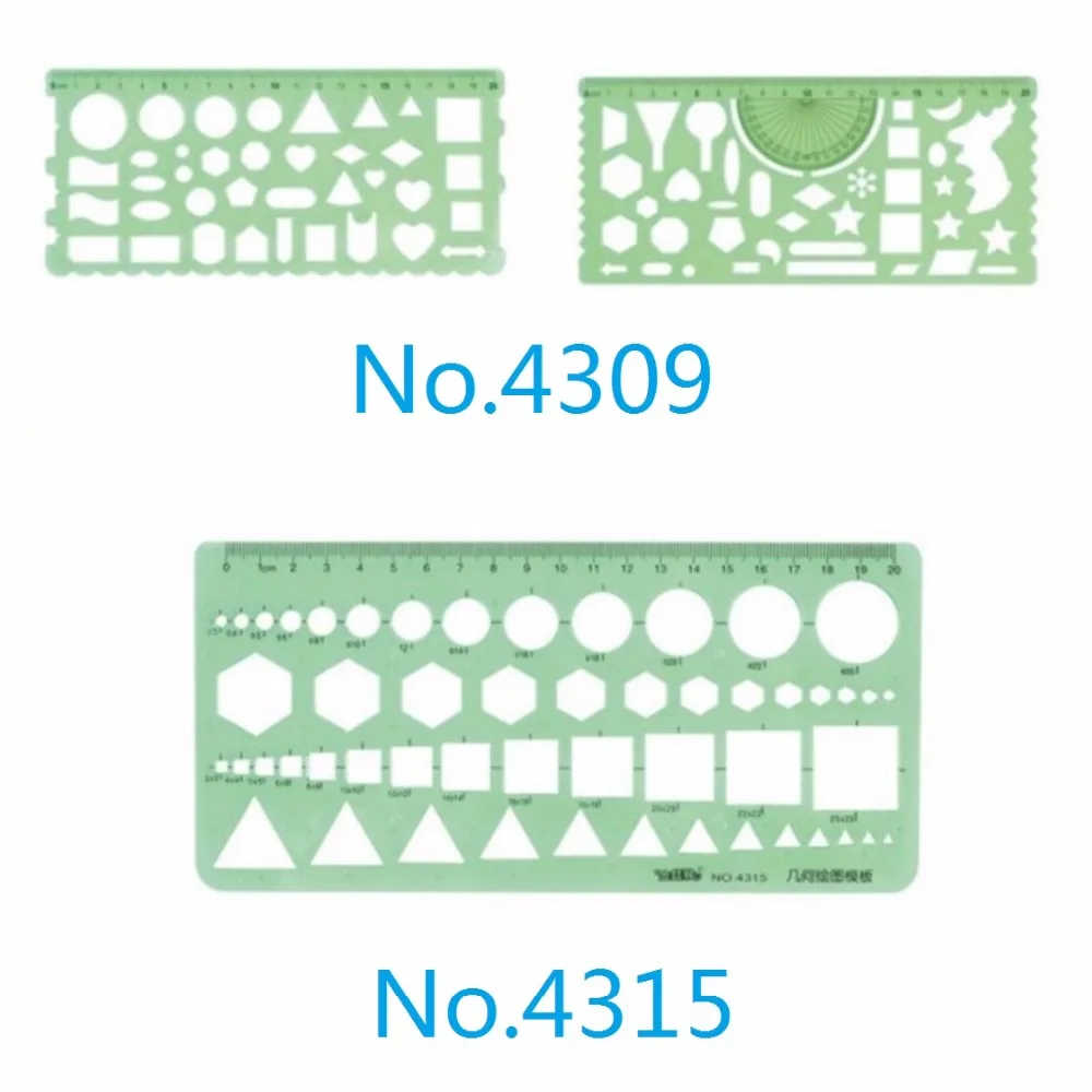 Student Drawing Template Set Math Geometric Designs Letter Number Designs No.4309/4315