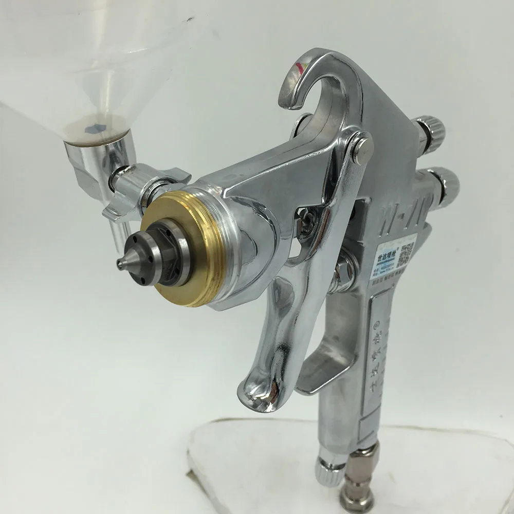 W-71g tinta máquina de pulverização HVLP pistola ar garrafa de 400cc de alta qualidade sst bico gravidade tanque de alimentação de pulverizador