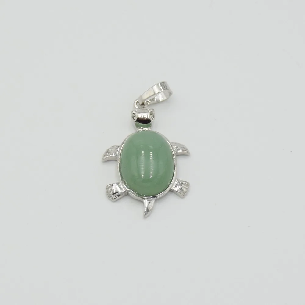 Cute Lovely Tortoise Necklace Pendant Natural Stone Bead Purple Rose Pink Quartz Turtle Charms Pendant For Women Jewerly Making